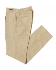 BERWICHリネン ワンプリーツ テーパードパンツ【BERTO/べルト】mb_c0