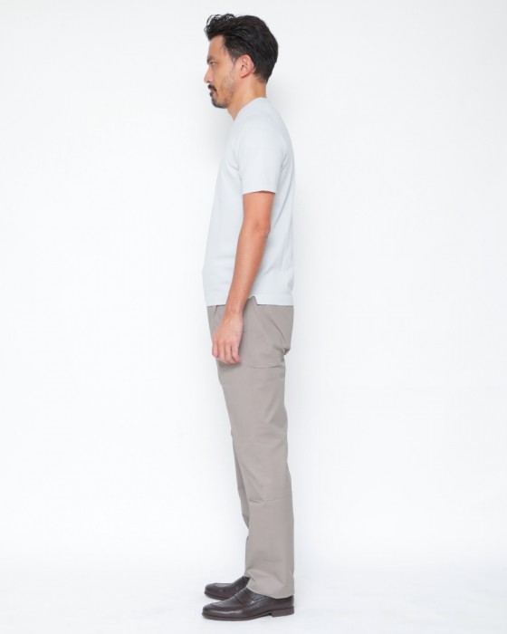 BERWICHコットンストレッチ ワンプリーツ テーパードパンツ【BERTO/べルト】02l