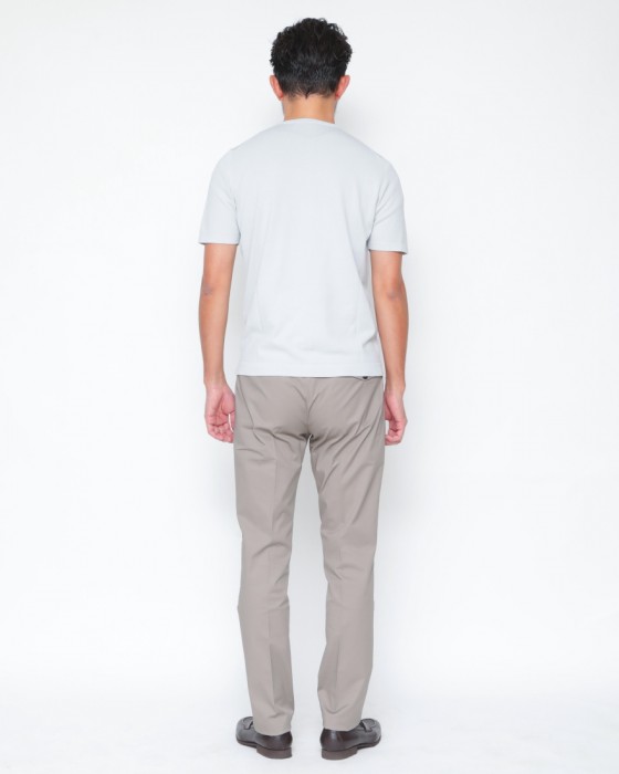 BERWICHコットンストレッチ ワンプリーツ テーパードパンツ【BERTO/べルト】03l