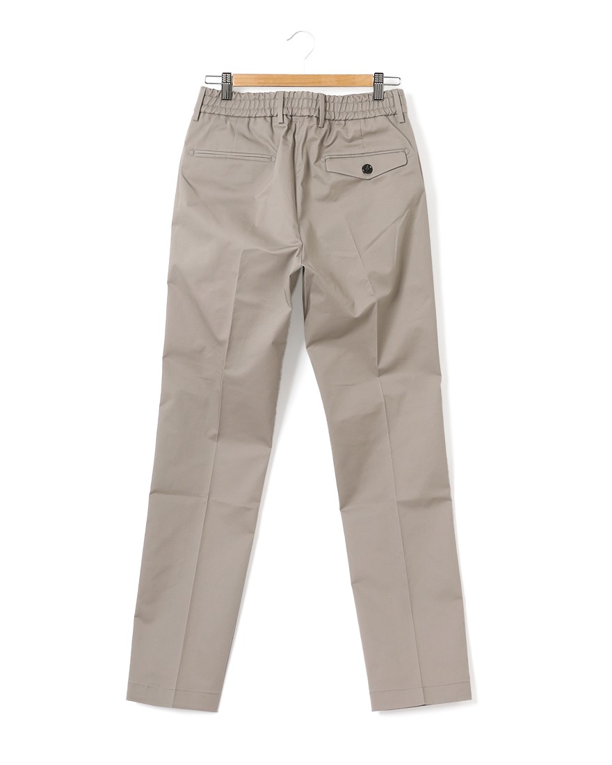 BERWICHコットンストレッチ ワンプリーツ テーパードパンツ【BERTO/べルト】05l