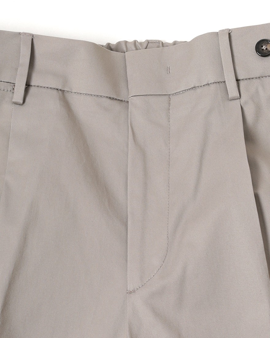 BERWICHコットンストレッチ ワンプリーツ テーパードパンツ【BERTO/べルト】07l