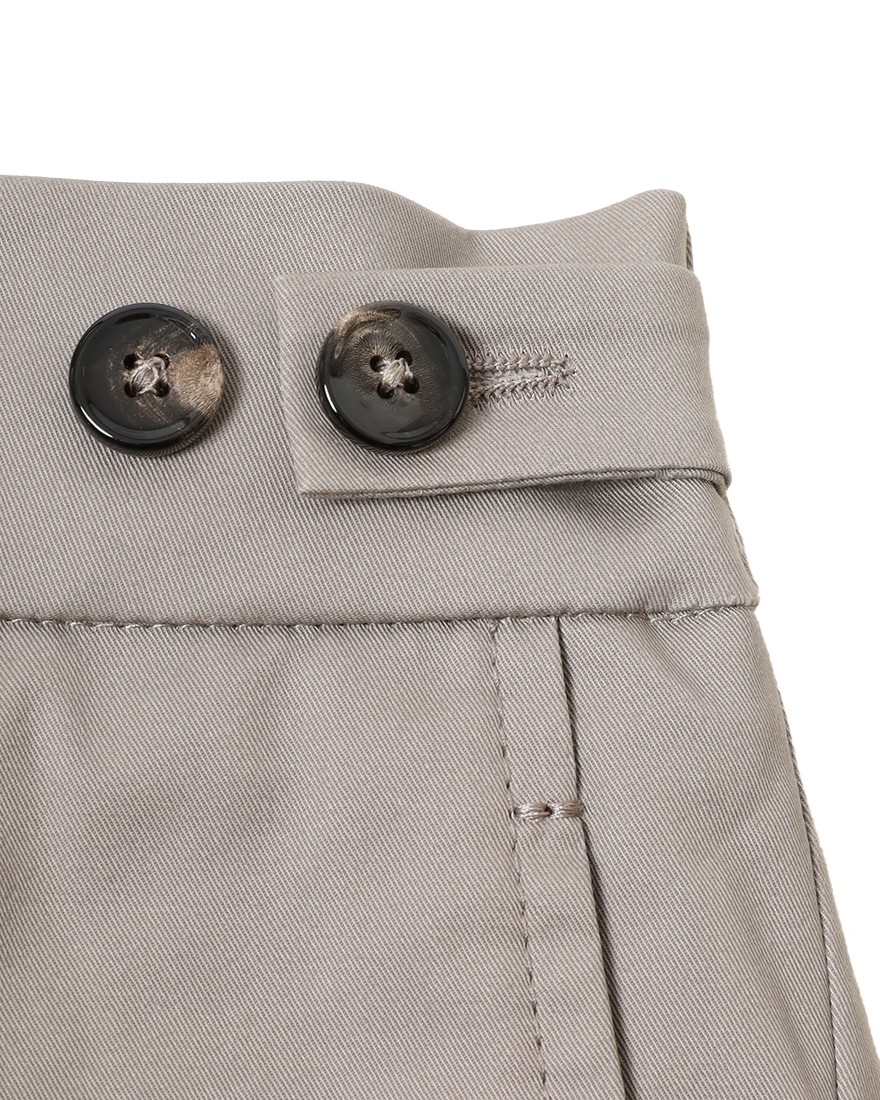 BERWICHコットンストレッチ ワンプリーツ テーパードパンツ【BERTO/べルト】12l