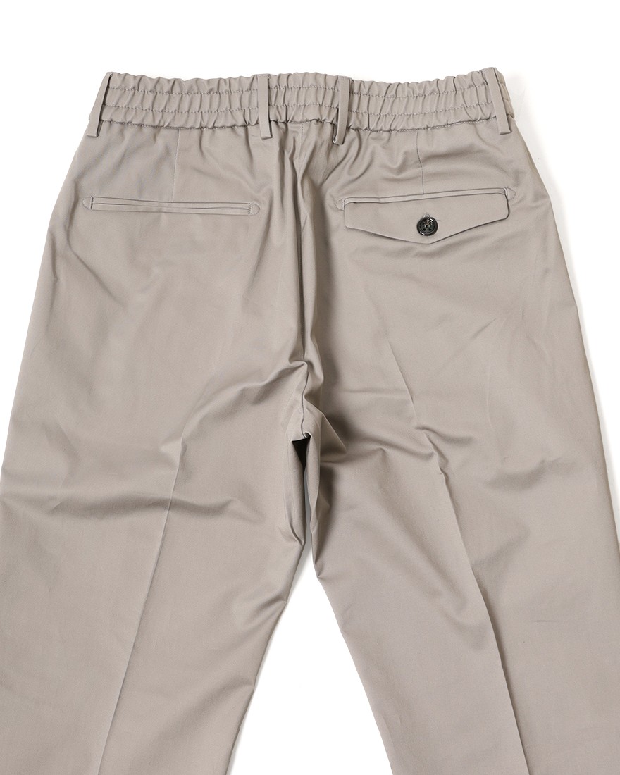 BERWICHコットンストレッチ ワンプリーツ テーパードパンツ【BERTO/べルト】16l