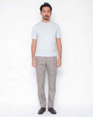 BERWICHコットンストレッチ ワンプリーツ テーパードパンツ【BERTO/べルト】mb_01l