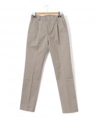 BERWICHコットンストレッチ ワンプリーツ テーパードパンツ【BERTO/べルト】mb_04l