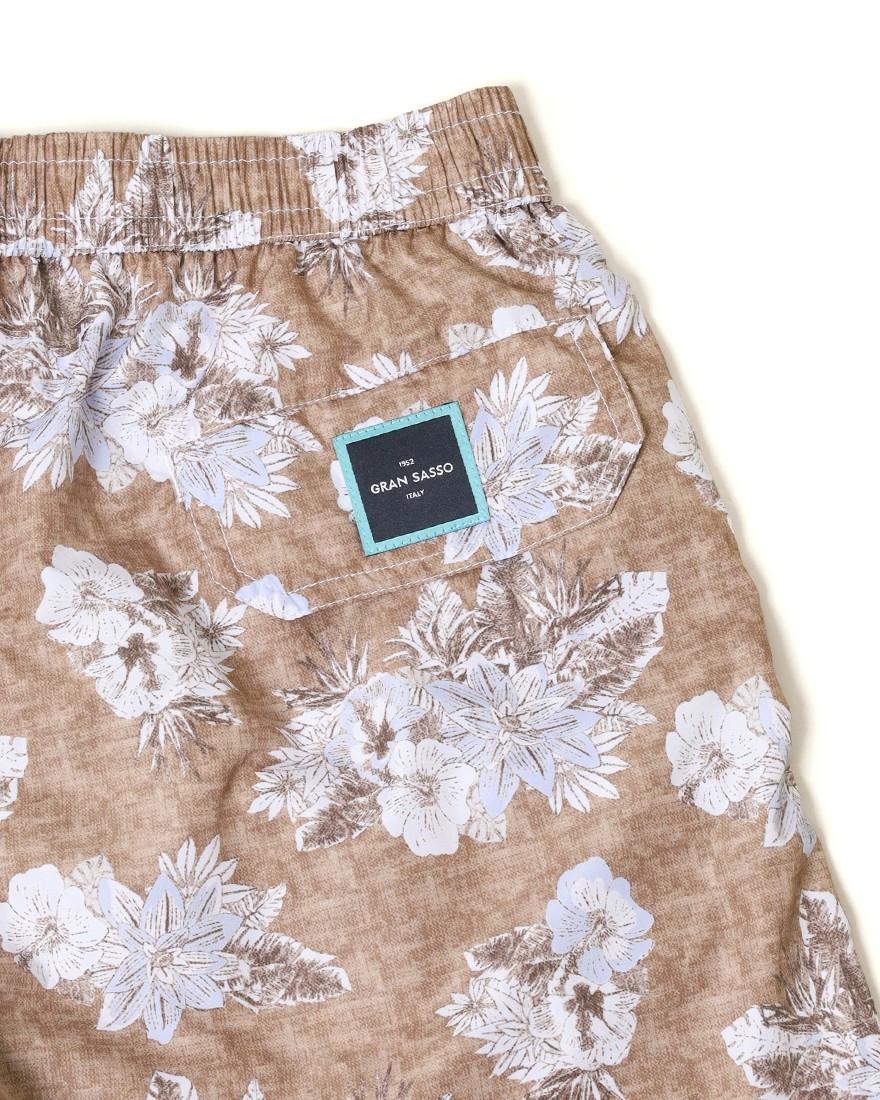 GRAN SASSOボタニカル スイムショーツ12l