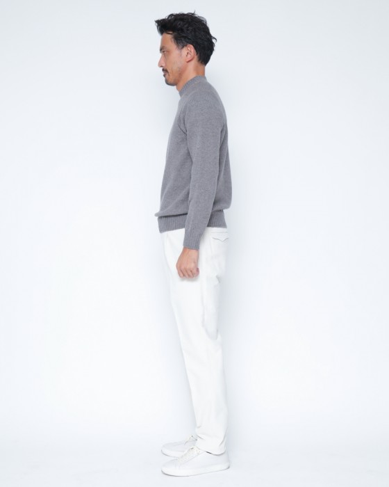 DEVORE incipitガーメントダイ ストレッチコーデュロイ 1プリーツテーパードパンツ02l