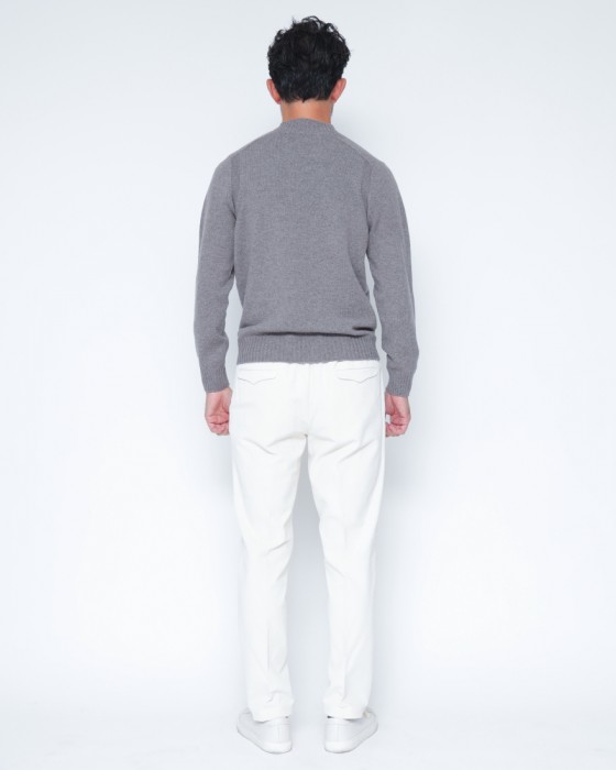 DEVORE incipitガーメントダイ ストレッチコーデュロイ 1プリーツテーパードパンツ03l