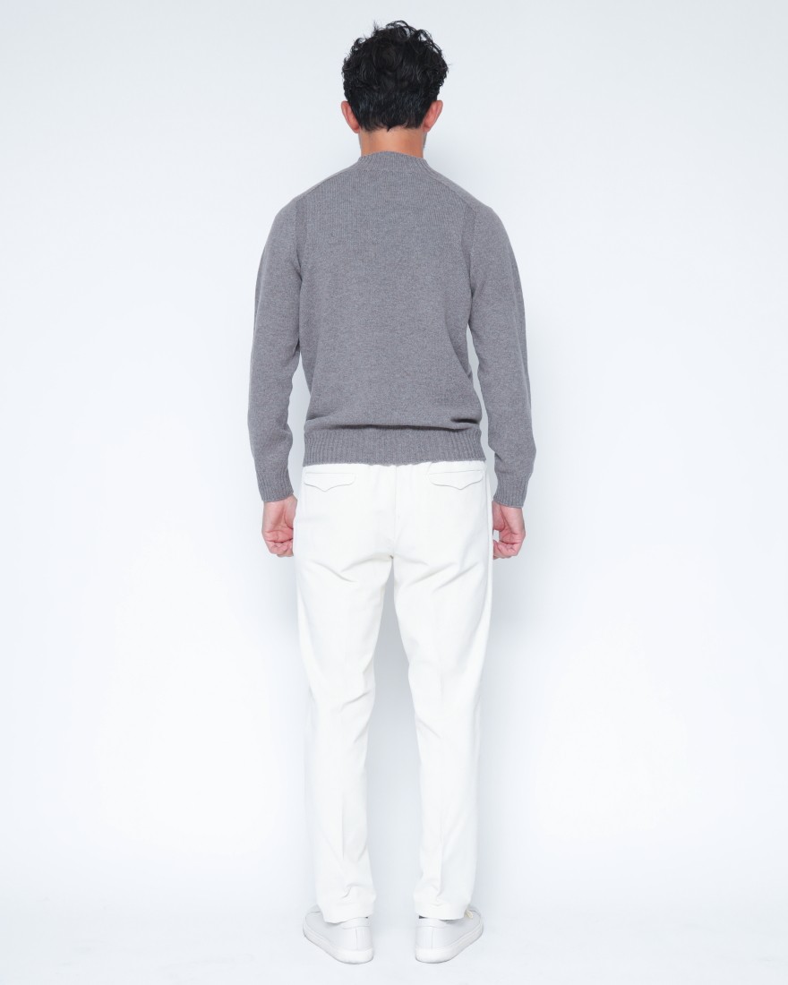 DEVORE incipitガーメントダイ ストレッチコーデュロイ 1プリーツテーパードパンツ03l