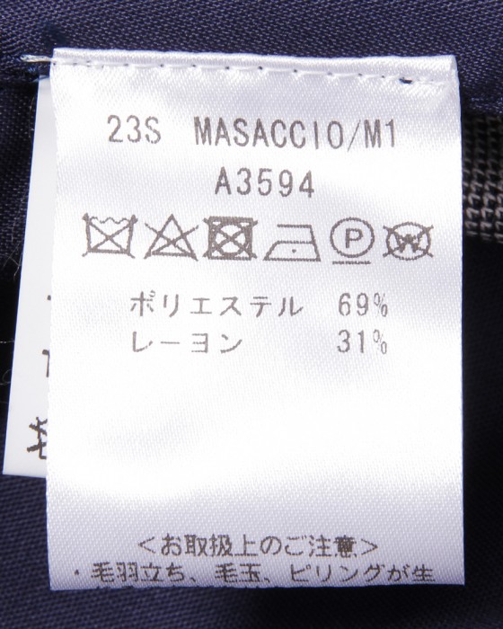 giabsarchivioデニムジャージー テーパードパンツ【MASACCIO/マサッチョ】18l