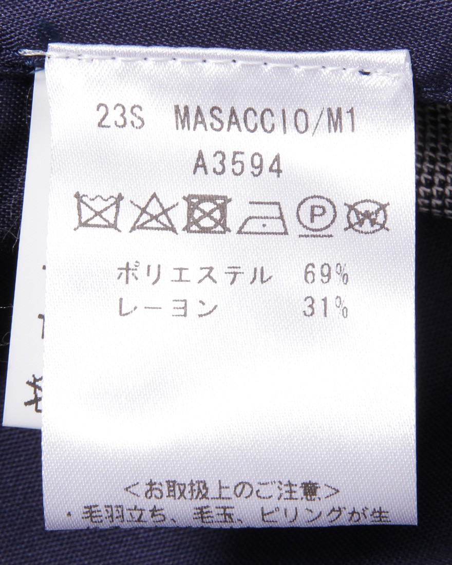 giabsarchivioデニムジャージー テーパードパンツ【MASACCIO/マサッチョ】18l