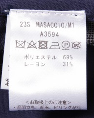 giabsarchivioデニムジャージー テーパードパンツ【MASACCIO/マサッチョ】mb_18l