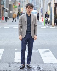 giabsarchivioデニムジャージー テーパードパンツ【MASACCIO/マサッチョ】mb_ma