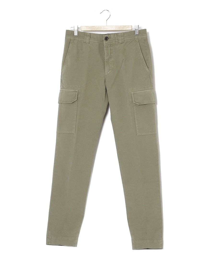 INCOTEXコットンサテンストレッチ テーパードカーゴパンツ【SLACKS/303 TAPERED FIT】04l