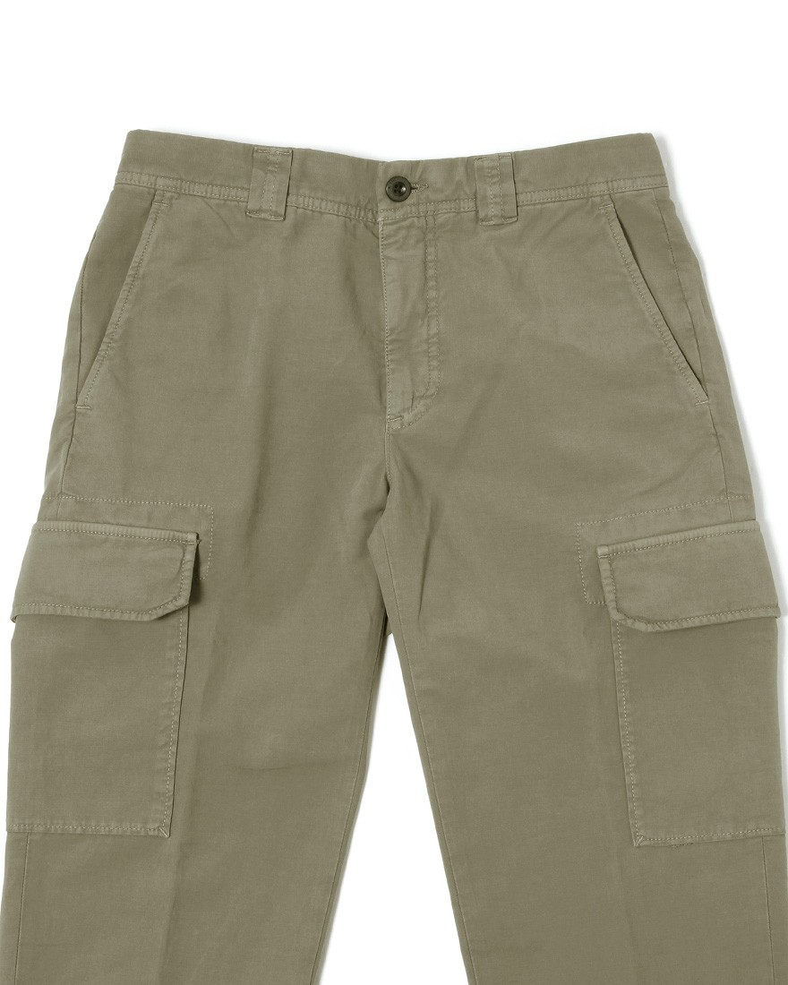 INCOTEXコットンサテンストレッチ テーパードカーゴパンツ【SLACKS/303 TAPERED FIT】06l