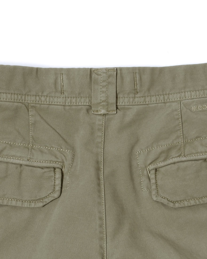 INCOTEXコットンサテンストレッチ テーパードカーゴパンツ【SLACKS/303 TAPERED FIT】12l