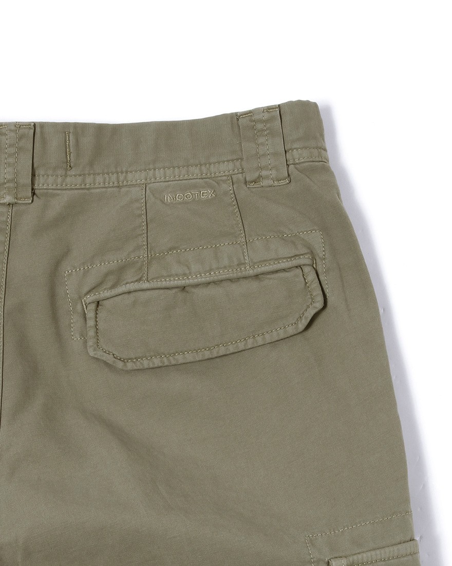 INCOTEXコットンサテンストレッチ テーパードカーゴパンツ【SLACKS/303 TAPERED FIT】14l