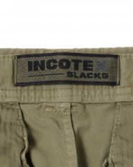 INCOTEXコットンサテンストレッチ テーパードカーゴパンツ【SLACKS/303 TAPERED FIT】mb_19l