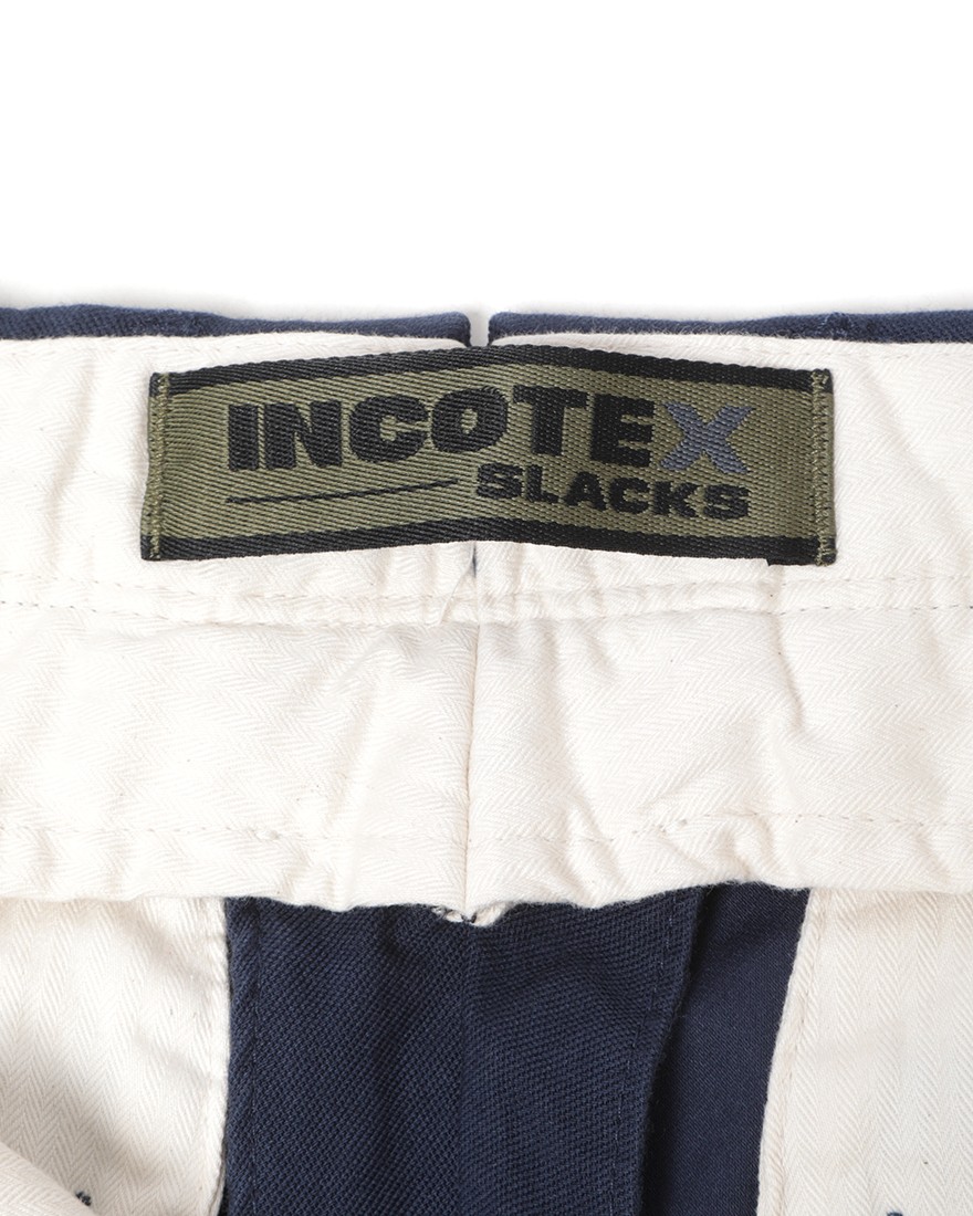 INCOTEXキャンバススウェット ドレスチノ【SLACKS/100 SLIM FIT】13l