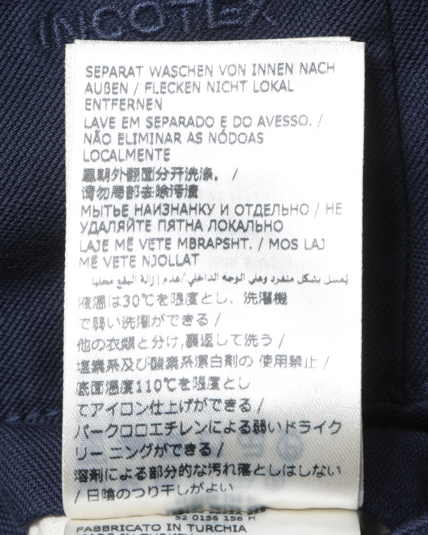 INCOTEXキャンバススウェット ドレスチノ【SLACKS/100 SLIM FIT】24l