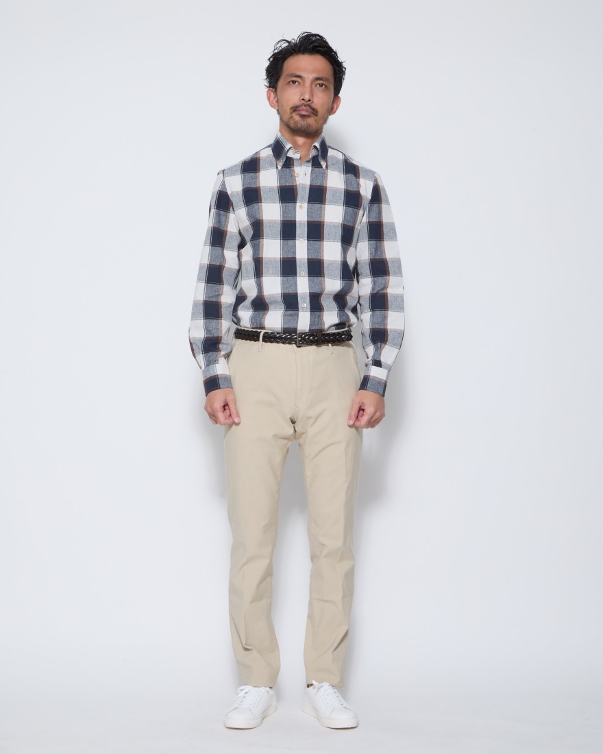 INCOTEXキャンバススウェット ドレスチノ【SLACKS/100 SLIM FIT】26l