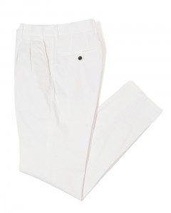 ギャバコットン 2プリーツテーパード チノ【SLACKS/167 TAPERED FIT】