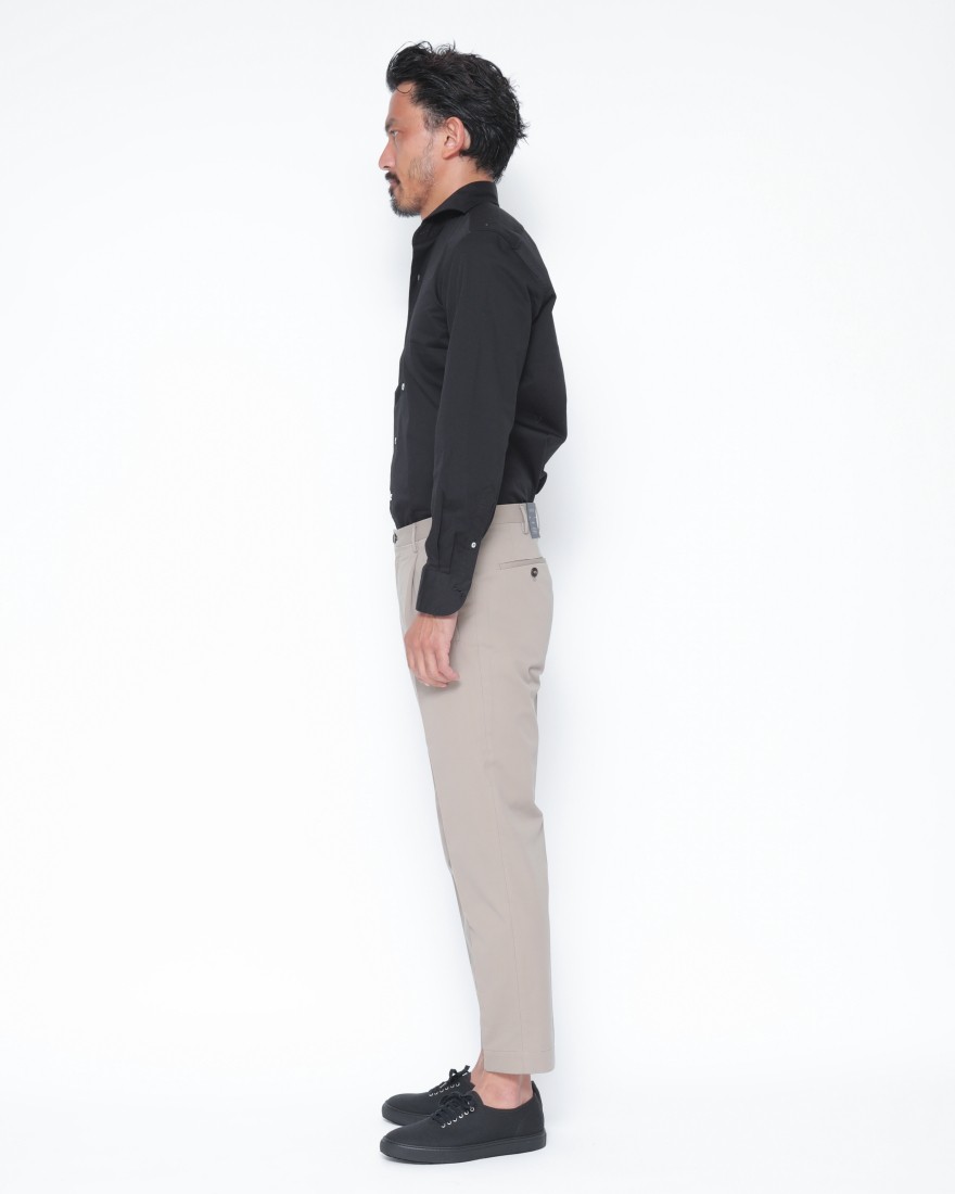 INCOTEXワンプリーツ クロップドパンツ【1951 COLLECTION/ 54 Tarpered】27l