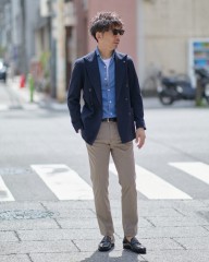 INCOTEXギャバコットン ドレスチノ【SLACKS/100 SLIM FIT】mb_ma