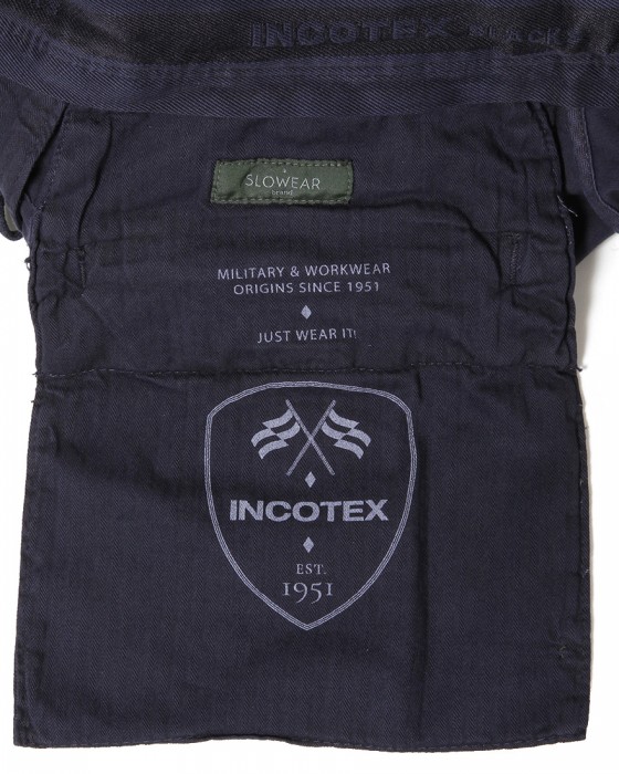 INCOTEXコットンサテンストレッチ ショーツ【SLACKS/206 REGULAR FIT】08l