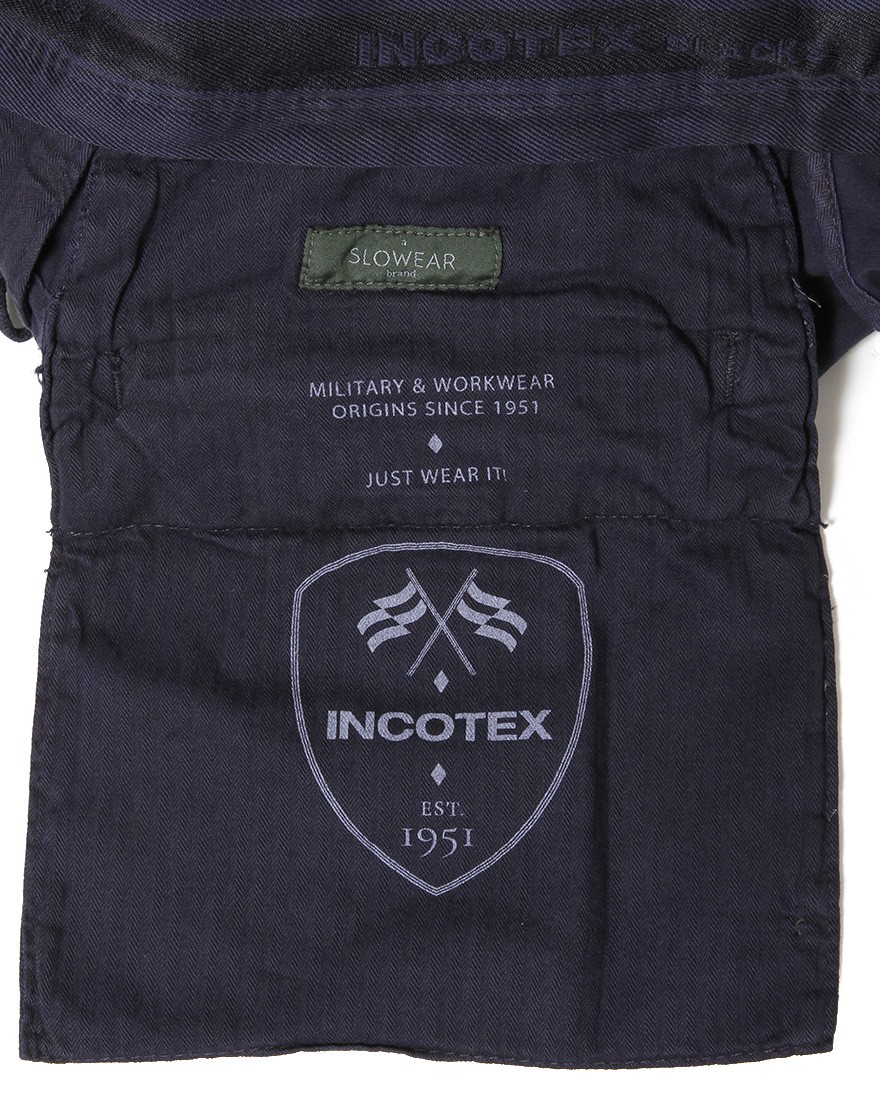 INCOTEXコットンサテンストレッチ ショーツ【SLACKS/206 REGULAR FIT】08l