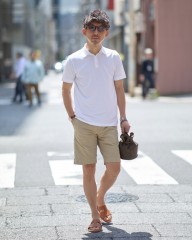 INCOTEXコットンサテンストレッチ ショーツ【SLACKS/206 REGULAR FIT】mb_ma