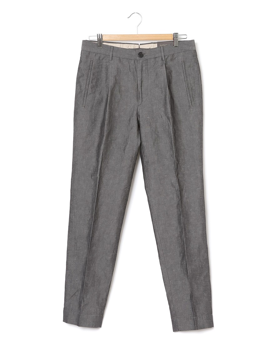 INCOTEXコットンリネン アンクル丈 テーパードパンツ【1951 COLLECTION/54 Tarpered】04l