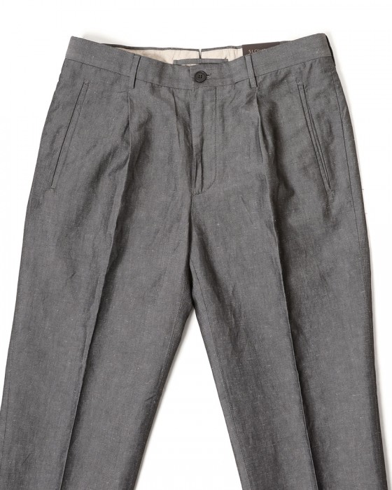 INCOTEXコットンリネン アンクル丈 テーパードパンツ【1951 COLLECTION/54 Tarpered】06l