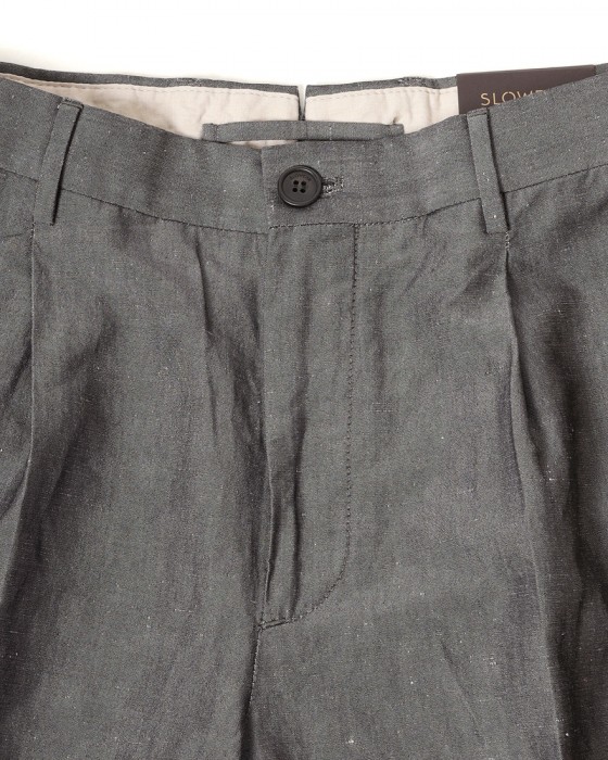 INCOTEXコットンリネン アンクル丈 テーパードパンツ【1951 COLLECTION/54 Tarpered】07l