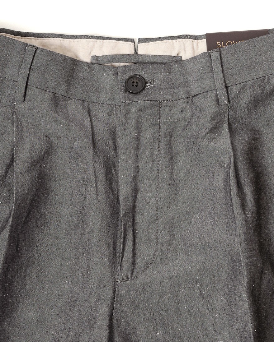 INCOTEXコットンリネン アンクル丈 テーパードパンツ【1951 COLLECTION/54 Tarpered】07l