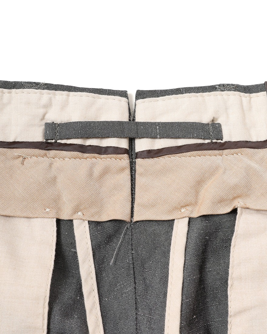 INCOTEXコットンリネン アンクル丈 テーパードパンツ【1951 COLLECTION/54 Tarpered】11l
