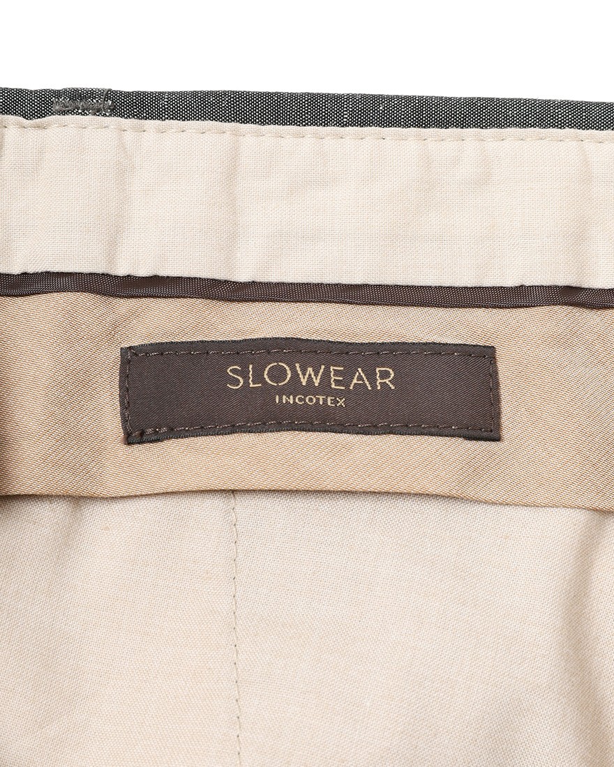 INCOTEXコットンリネン アンクル丈 テーパードパンツ【1951 COLLECTION/54 Tarpered】12l