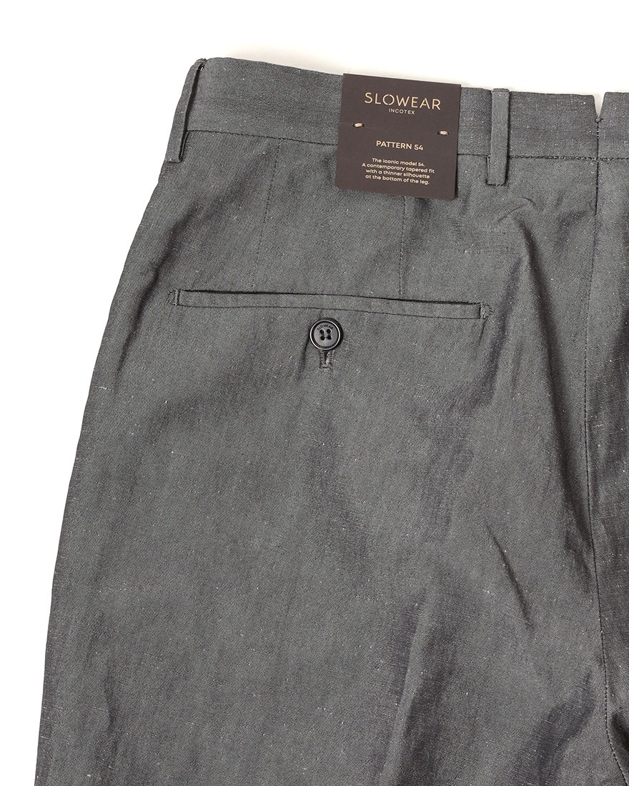 INCOTEXコットンリネン アンクル丈 テーパードパンツ【1951 COLLECTION/54 Tarpered】15l