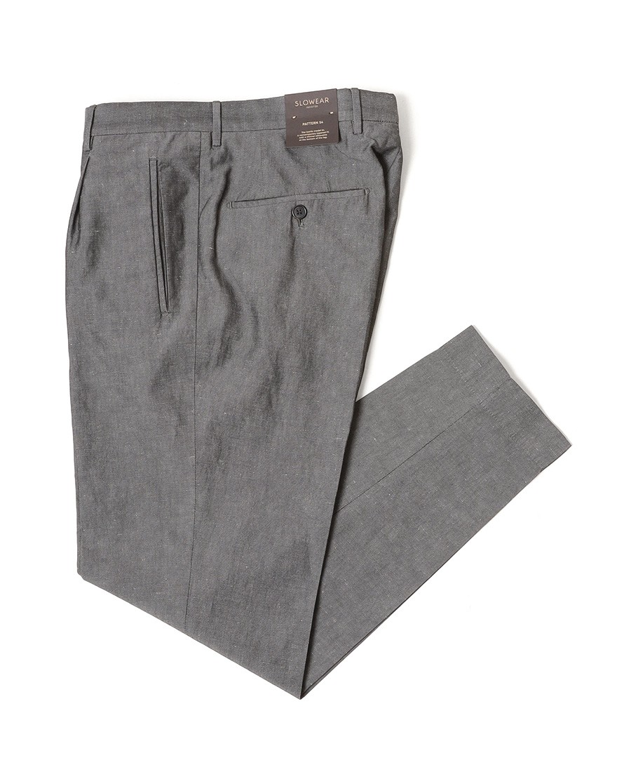 INCOTEXコットンリネン アンクル丈 テーパードパンツ【1951 COLLECTION/54 Tarpered】c0