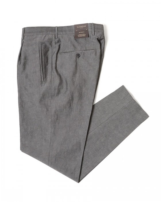 INCOTEXコットンリネン アンクル丈 テーパードパンツ【1951 COLLECTION/54 Tarpered】ma