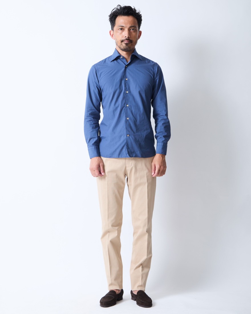 INCOTEXオーガニックコットンストレッチ カンネーテ ドレスチノ 【1951 COLLECTION/30 SLIM FIT】01l