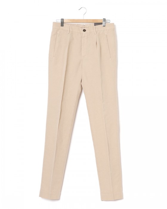 INCOTEXチノリーノ コットンリネン テーパードパンツ【1951 COLLECTION/54 Tarpered】04l