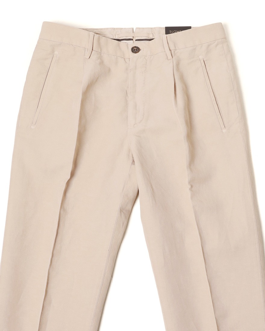 INCOTEXチノリーノ コットンリネン テーパードパンツ【1951 COLLECTION/54 Tarpered】06l