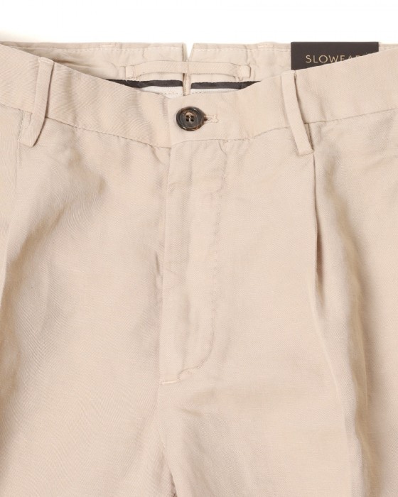 INCOTEXチノリーノ コットンリネン テーパードパンツ【1951 COLLECTION/54 Tarpered】07l