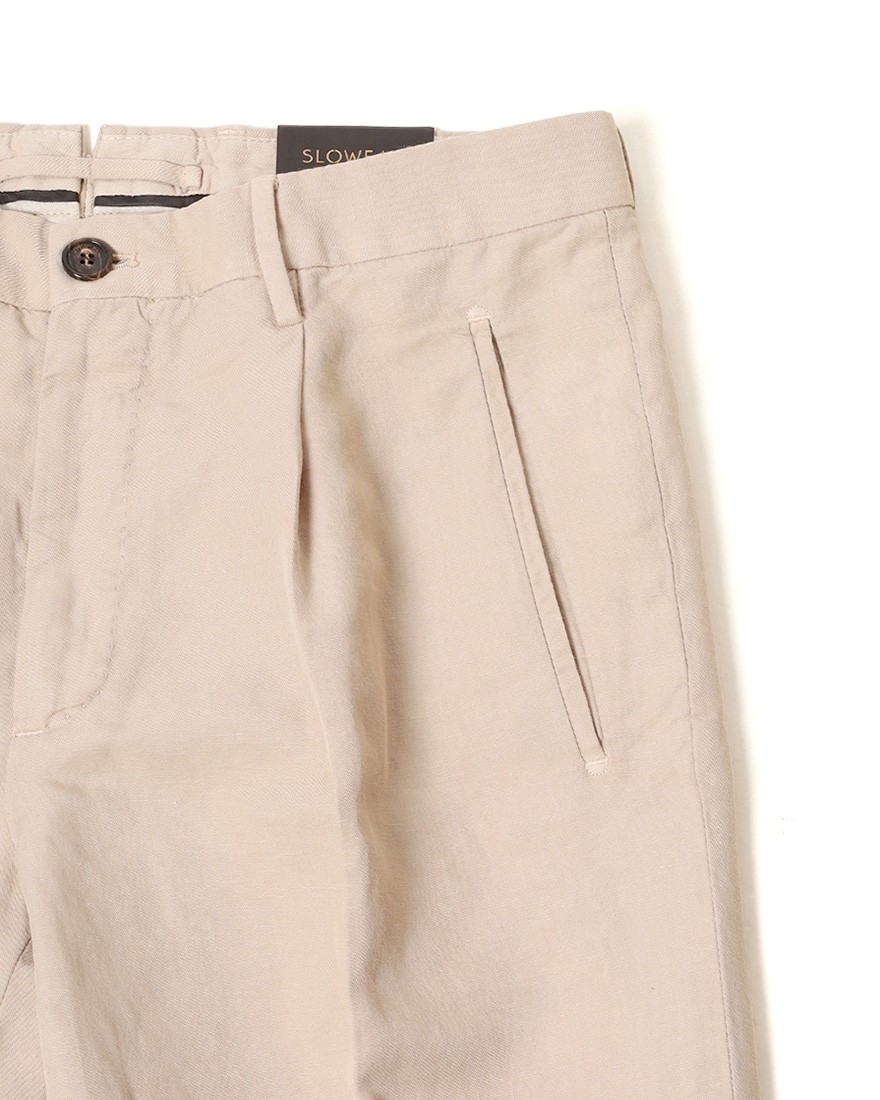 INCOTEXチノリーノ コットンリネン テーパードパンツ【1951 COLLECTION/54 Tarpered】09l