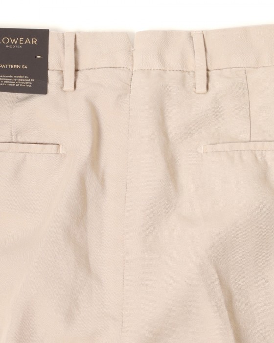 INCOTEXチノリーノ コットンリネン テーパードパンツ【1951 COLLECTION/54 Tarpered】15l