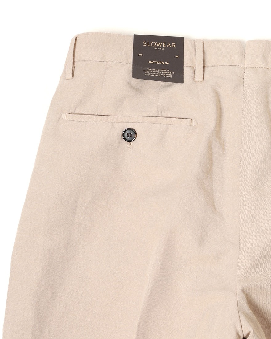 INCOTEXチノリーノ コットンリネン テーパードパンツ【1951 COLLECTION/54 Tarpered】16l