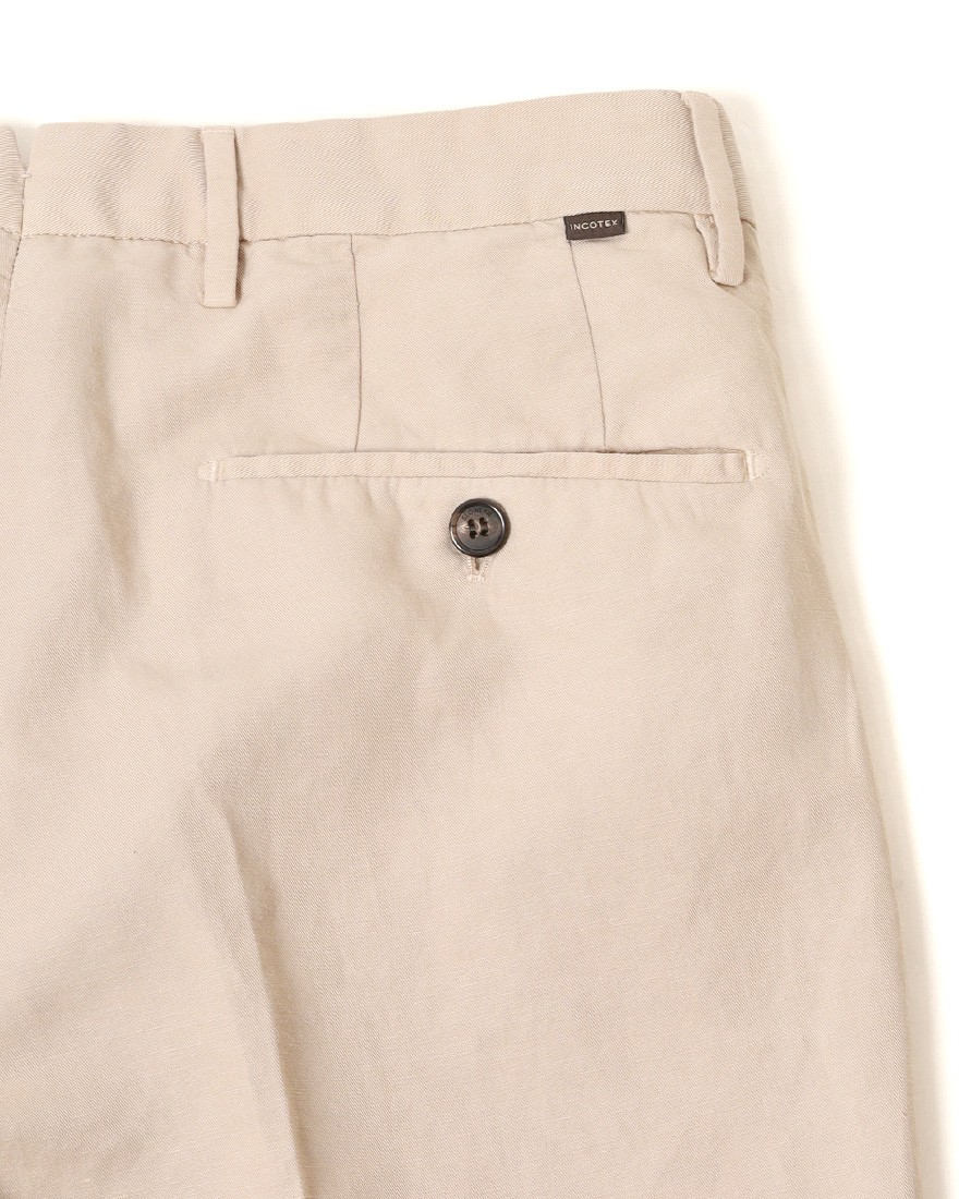 INCOTEXチノリーノ コットンリネン テーパードパンツ【1951 COLLECTION/54 Tarpered】17l