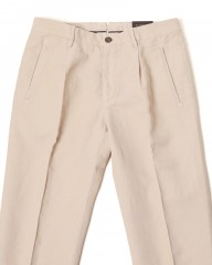 INCOTEXチノリーノ コットンリネン テーパードパンツ【1951 COLLECTION/54 Tarpered】mb_06l