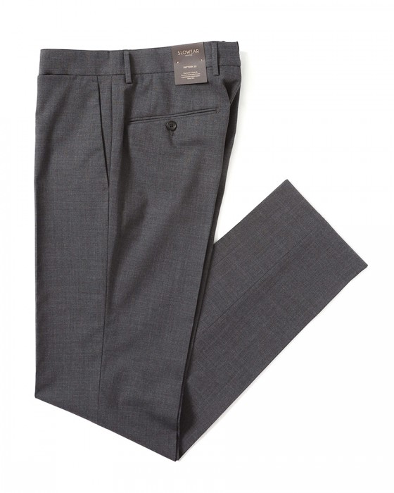 INCOTEXテクノトロピカル ノープリーツ テーパードスラックス【1951 COLLECTION /35 SLIM FIT】c0